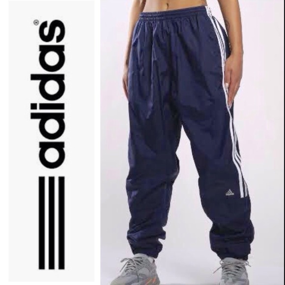 Retro 90's Adidas Windbreaker Track Pants